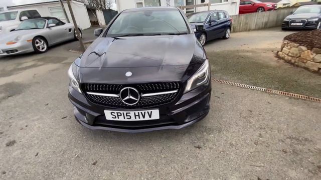Mercedes CLA 220d AMG Sport Automatic Purple Pearl смотреть онлайн
