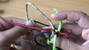 Завершающий узел для квадратного темляка