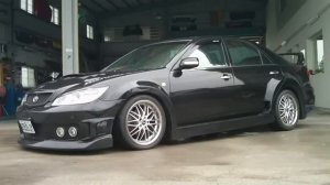 Widebody Toyota Camry with AirREX digital air suspension system