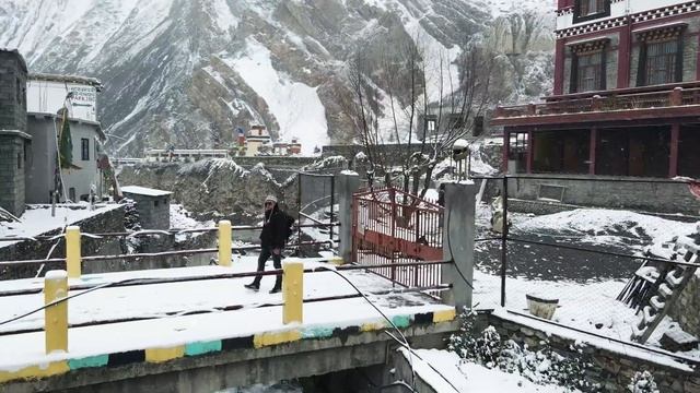 kagbeni | Kagbeni snowfall | Kagbeni Nepal | Kagbeni Mustang |Kagbeni Lower Mustang | #kagbeni смотреть онлайн