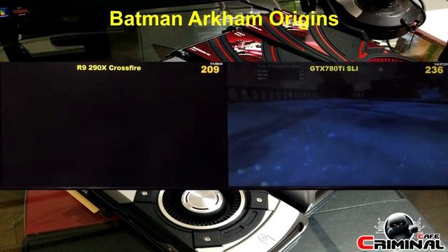 R9 R290x Crossfire vs GTX780Ti SLI - Batman Arkham Origins смотреть онлайн