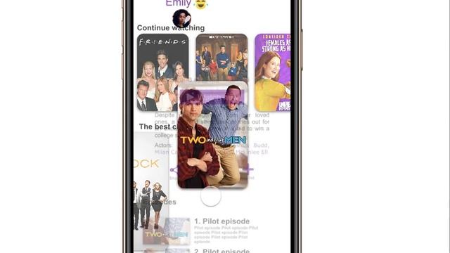 A modern application to watch movies and series (UI Design) - invisionapp.com смотреть онлайн