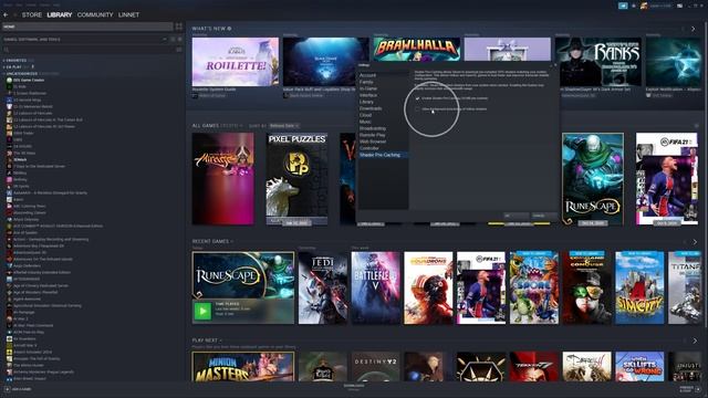 How To Enable/Disable Background Processing Vulkan Shaders Steam смотреть онлайн