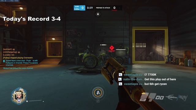 Overwatch Competitive Grind LIVE смотреть онлайн