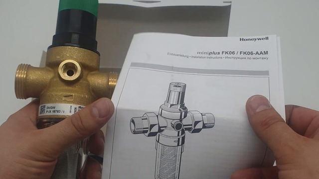 Honeywell FK06-3/4AA промывной фильтр для холодной воды с редуктором