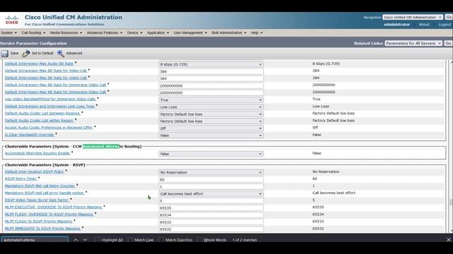 Part 1 - Enterprise and Service Parameters смотреть онлайн