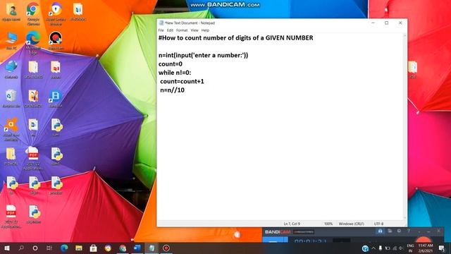 PYTHON:How to count number of digits of a GIVEN NUMBER(2453)COUNT=4/VL INFOTECH смотреть онлайн
