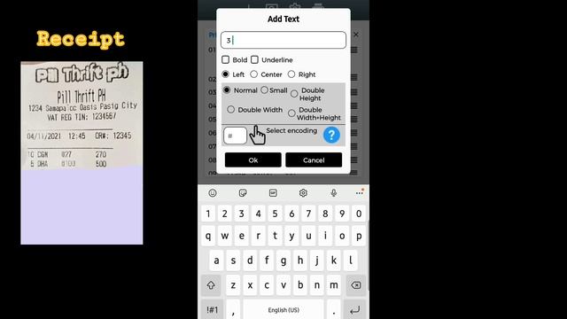 How to Manually Customize your Receipt using Portable Bluetooth Thermal Printer + App to use смотреть онлайн