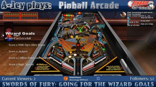 Pinball Arcade - Swords Of Fury: Score a Magic Special (Wizard Goal) смотреть онлайн