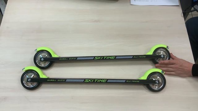 Лыжероллеры SKI TEAM 100 мм каучук (конёк)