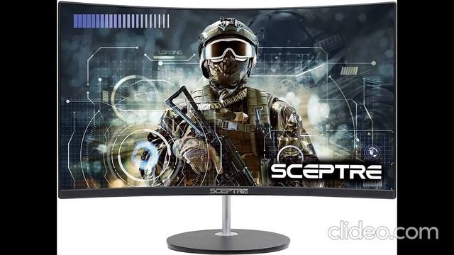 Sceptre Curved 27" 75Hz LED Monitor HDMI VGA Build-In Speakers, EDGE-LESS Metal Black 2019 смотреть онлайн