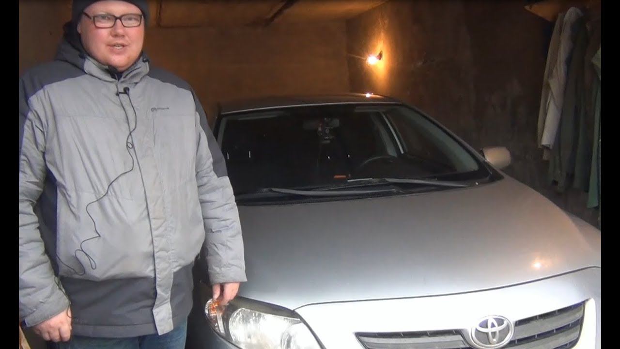 How to change Low beam running light bulbs Toyota Corolla смотреть онлайн