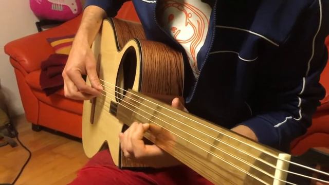 Fretless 7-String Guitar by Zucali - Demo смотреть онлайн