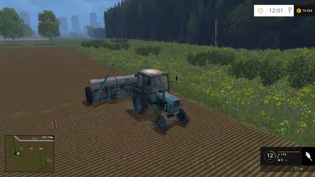 Стрим с.Полевое - ч28 Farming Simulator 2015 смотреть онлайн