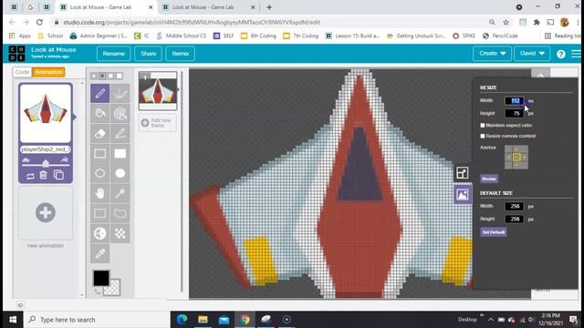 Sprites Following Mouse in Game Lab on Code.org смотреть онлайн