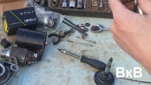 Снятие стартера Шкода Октавия Тур. Замена бендикса.