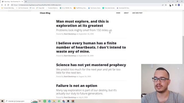 Clean Blog | Node.js Projeleri / Ders 0 смотреть онлайн