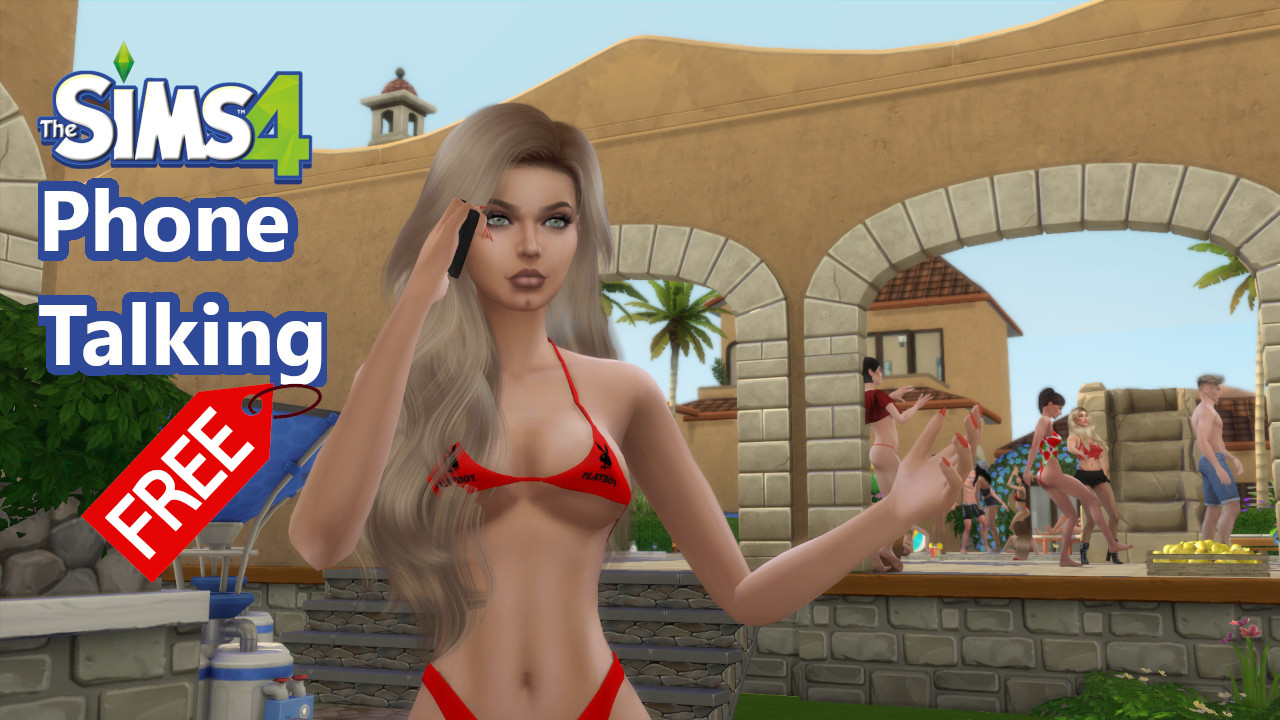 The Sims 4 Phone Talking Animations - Free Download смотреть онлайн