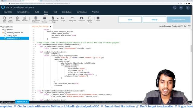Building a radio streaming skill on Alexa | BSWR EP 12 | Python SDK | Skill Templates смотреть онлайн