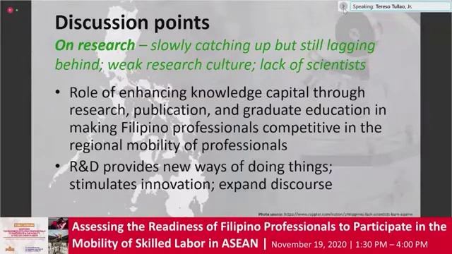 Readiness of PH Professionals to Participate in Skilled Labor Mobility by Dr. Tereso Tullao Jr смотреть онлайн