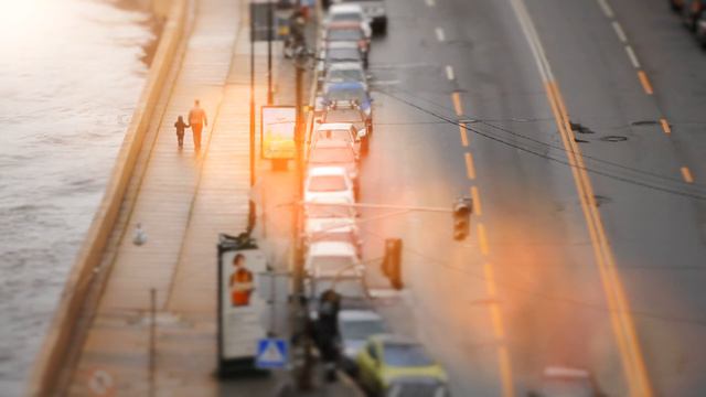 Tilt-Shift на Петроградской набережной, СПб. смотреть онлайн