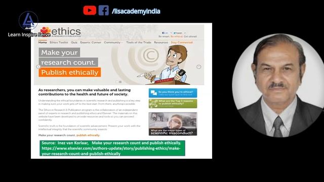 Webinar on Research and Publication Ethics | I.R.N. Goudar | LIS Academy | Lecture Series - 8 смотреть онлайн