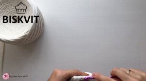 Вяжем сумочку из трикотажной пряжи БИСКВИТ. How to crochet a bag.