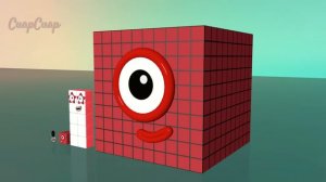 Numberblocks Comparison Zero 0-1 000 000 BIGGEST Numberblocks Million