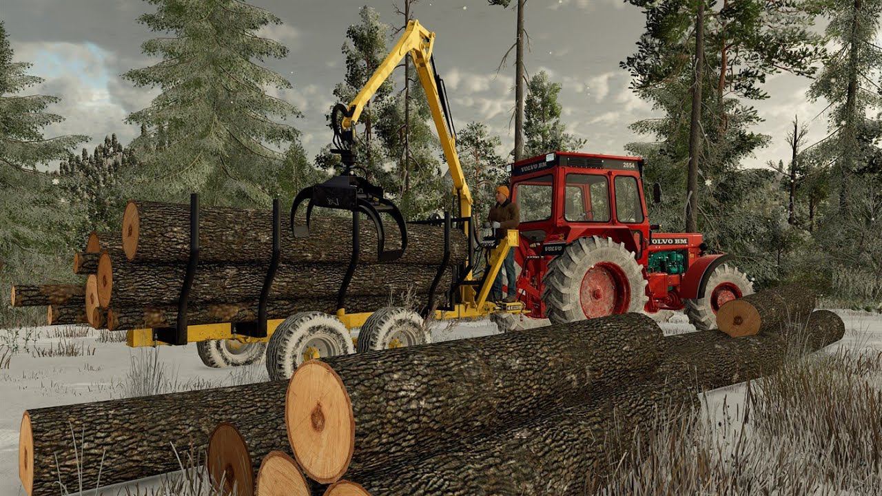 Farming Simulator 22 - ЛЕСОЗАГОТОВКА #6 Лесники. Platinum Expansion SilverRun Forest. Лес. Обнова. смотреть онлайн