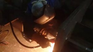 Воздушно-дуговая строжка металла с помощью сварочного полуавтомата ESAB WARRIOR (MIG) 500I CC/CV