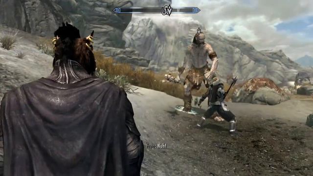 Skyrim - Scar And Frea vs Giants смотреть онлайн