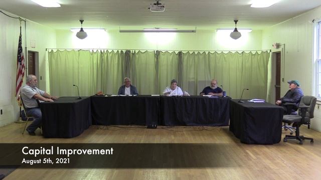 Capital Improvement - 08-05-2021