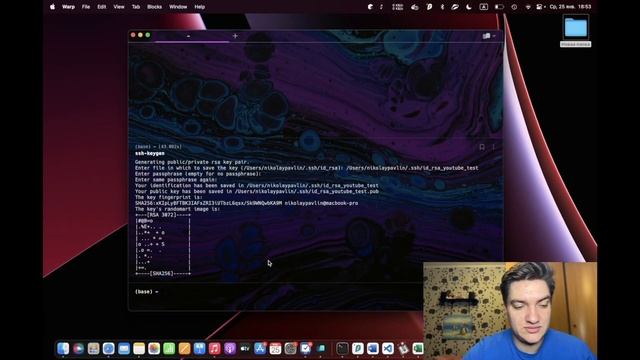 Как сгенерировать ssh ключ github/gitlab | Генерация публичного ключа [Junior] смотреть онлайн
