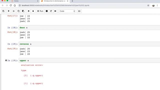 Introduction to dictionaries in q (part 2) смотреть онлайн