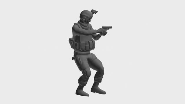 Animation 3ds Max - Locomotion Pistol Walk Foward Loop смотреть онлайн