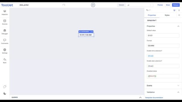 ToolJet- How to use the Date-Picker widget смотреть онлайн