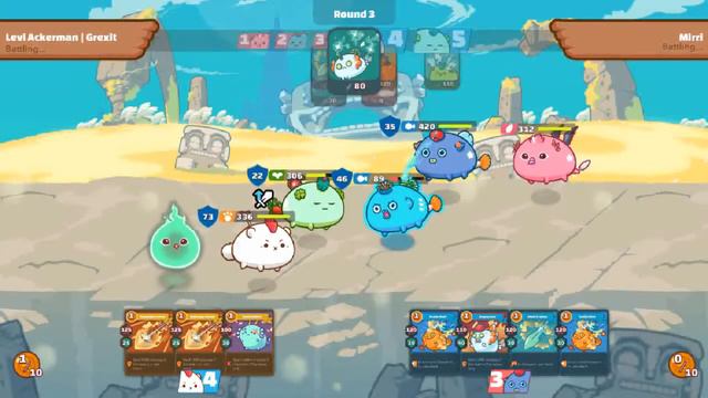 AxieInfinity Double Anemone Tank Mirri Vs Levi Ackerman | Grexit