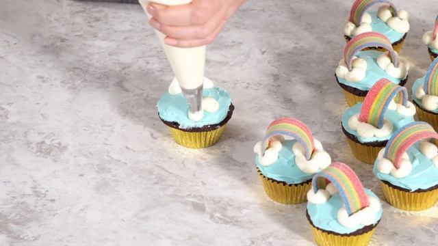 ? Colorful Mini Rainbow Cup Cake Decoration | The Best Tiny Buttercream Cake Ever #minicakes