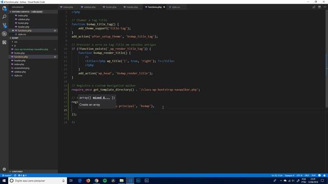 Como criar Bootstrap Navbar como menu no Wordpress - BS4 + WP #05 смотреть онлайн