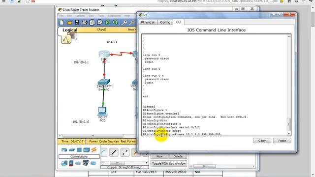 Lab – Configuring IPv4 Static and Default Routes - Cisco Packet Tracer Student смотреть онлайн