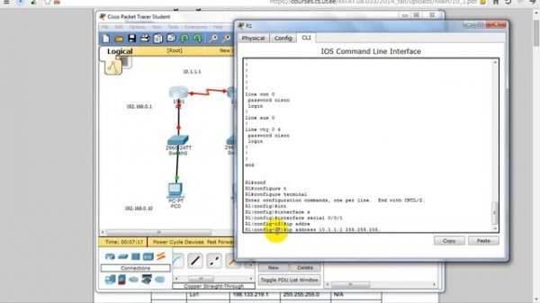 Lab – Configuring IPv4 Static and Default Routes - Cisco Packet Tracer Student
