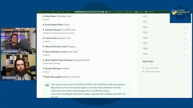 Looking at the Django Software Foundation Candidates - Python Community News 18 Nov 2022 смотреть онлайн