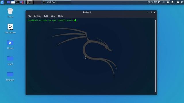 Install mono develop in Kali Linux смотреть онлайн