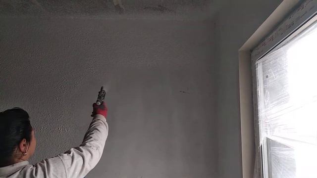 Механизированная шпатлевка. Распыление материала воздухом. смотреть онлайн