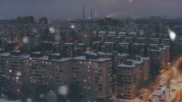 lonely winter evening in the old town music relax one hour смотреть онлайн