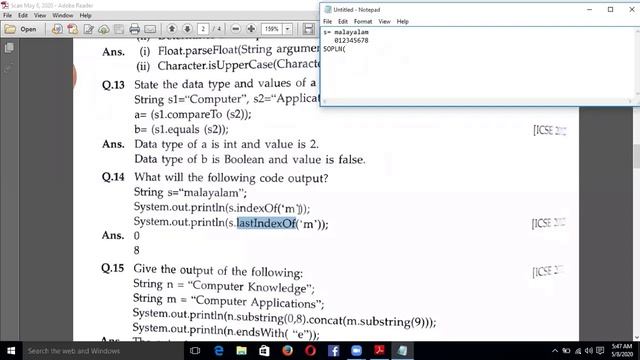 String Related output - ICSE (Part 2) смотреть онлайн