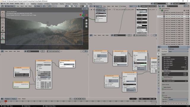 Using Z-Depth to create fog in Octane for Blender. смотреть онлайн