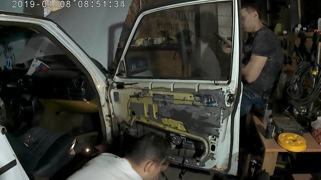 Установка на Мерседес W123, Стеклоподьемники "Гранат" смотреть онлайн
