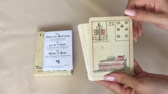 ОБЗОР. Первая оригинальная Ленорман. Ur-Lenormand Original The Primal Lenormand.