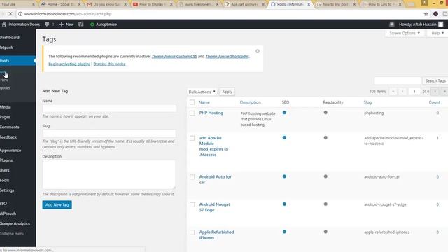 How to add Tags in WordPress смотреть онлайн